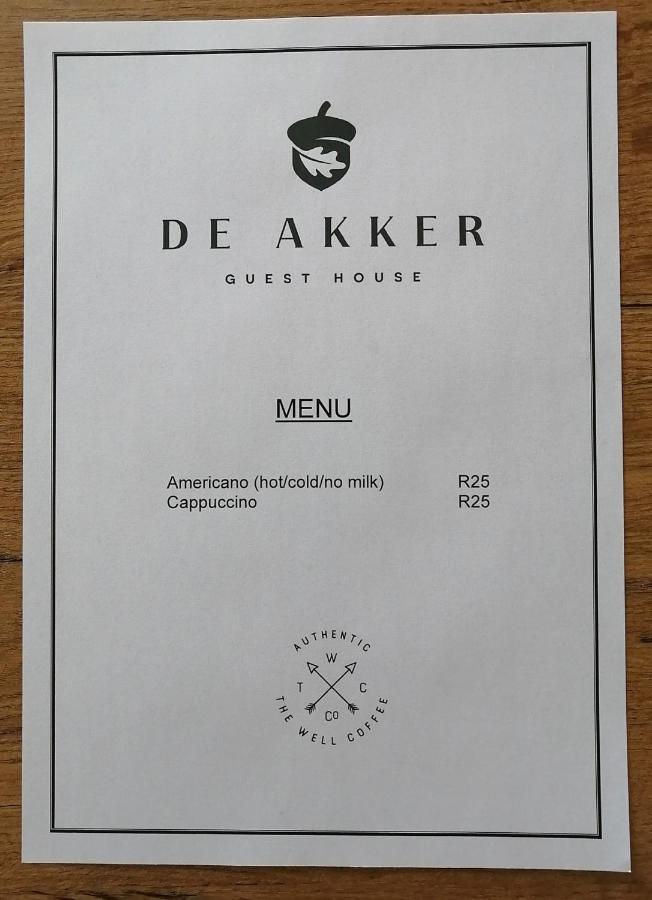 De Akker Guest House Bloemfontein Dış mekan fotoğraf